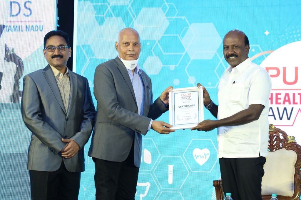Best Multi Speciality Hospital in Chennai Award SIMS Hospital