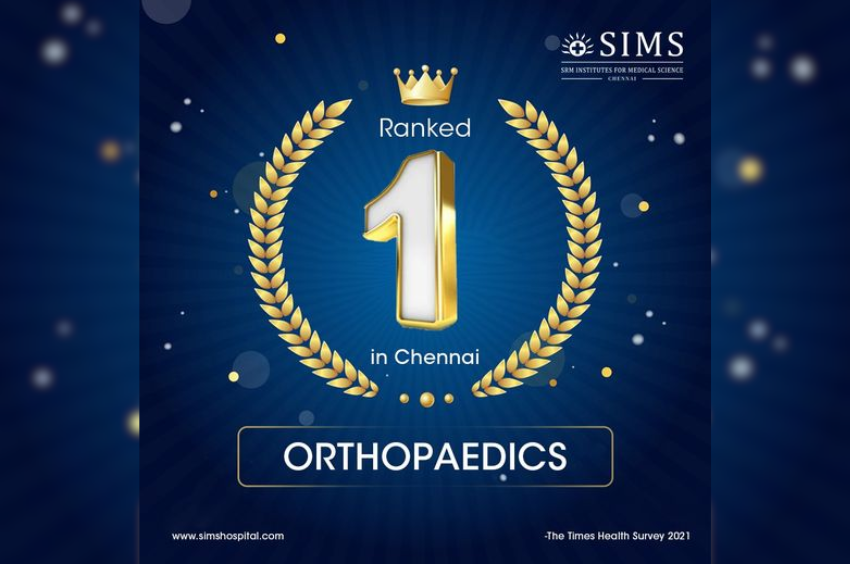 1st place in Orthipaedics SIMS hospital