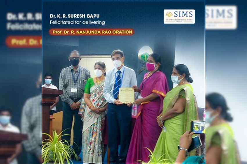 Dr KR SureshBapu 2021 SIMS hospital