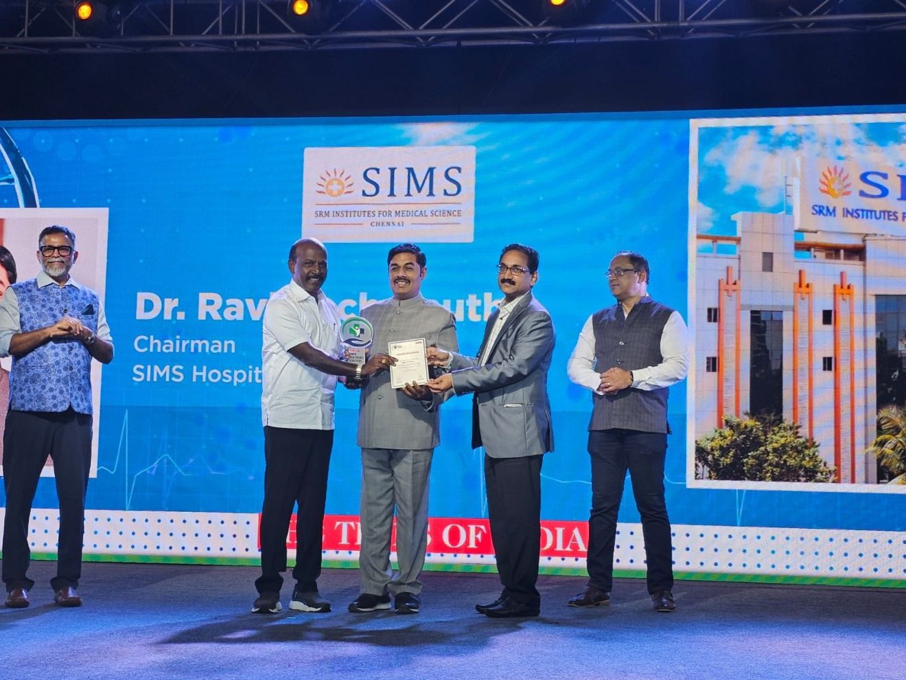 SIMS Hospitals Wins Times Healthcare Achievers 2023 Award
